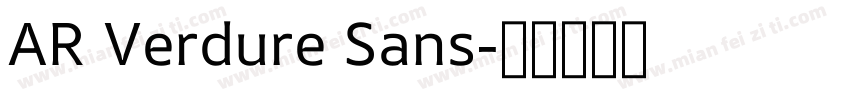 AR Verdure Sans字体转换